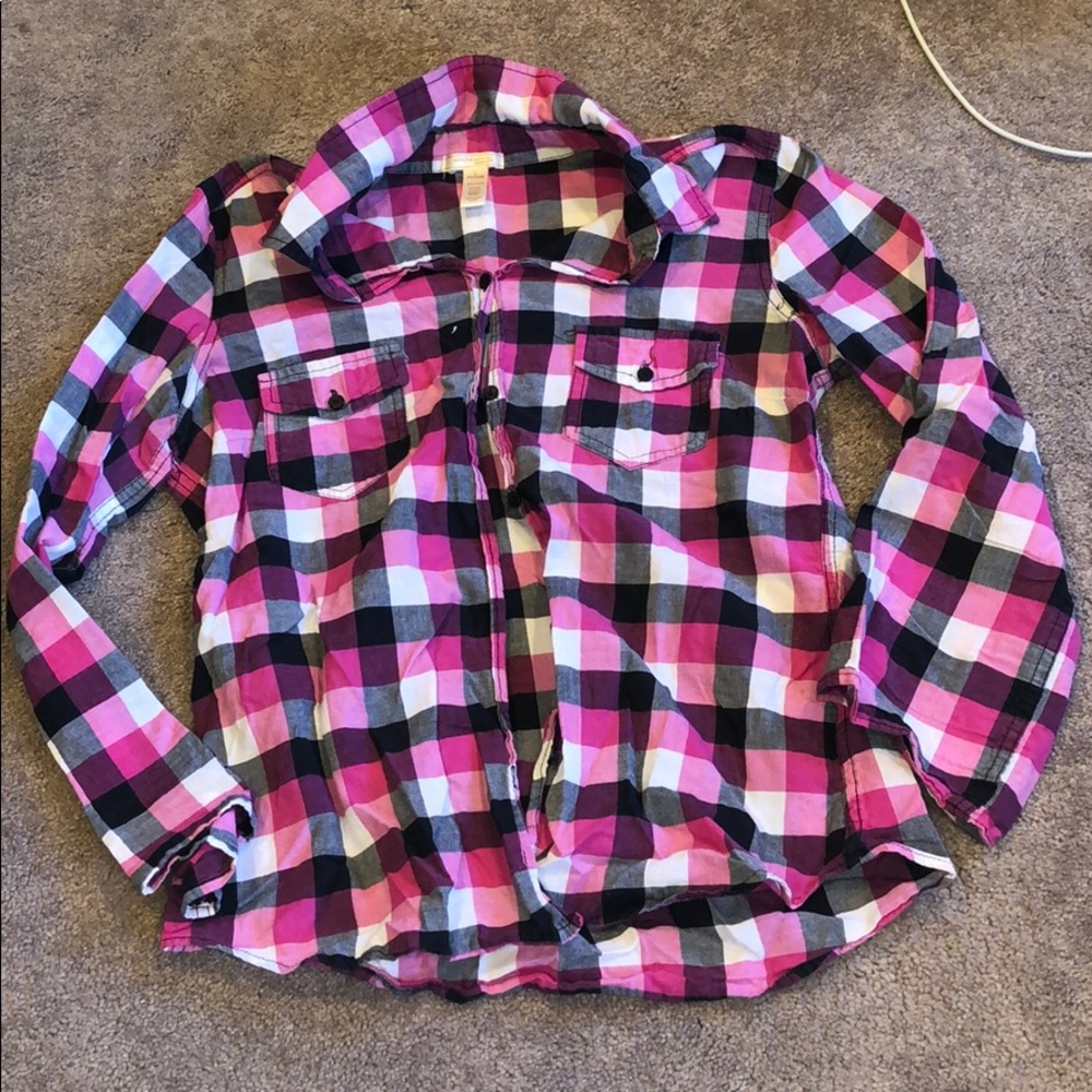 Plaid long sleeve